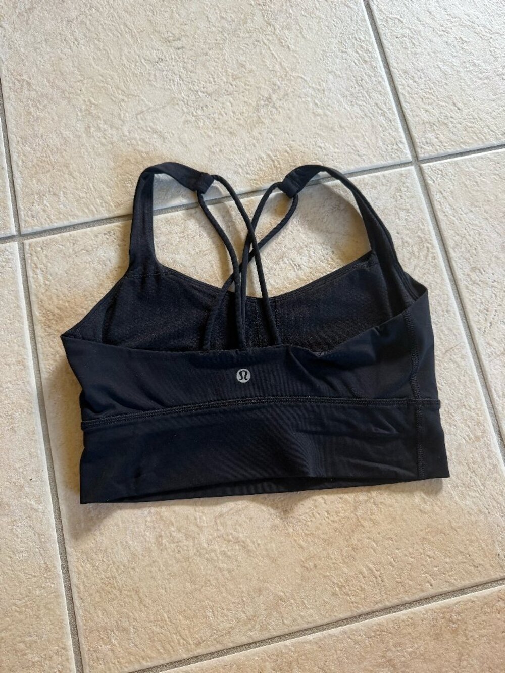 Lululemon Longline Black Bra Size 6